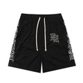 MIXED EMOTION Side Graphic Relaxed Casual Shorts
