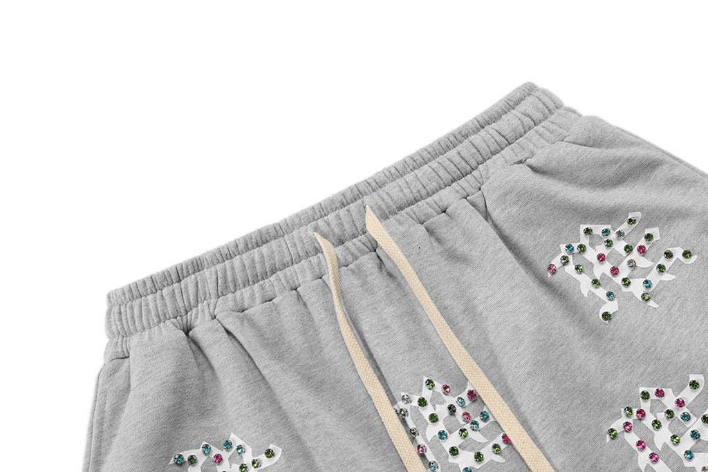 MIXED EMOTION Script Graphic Casual Shorts