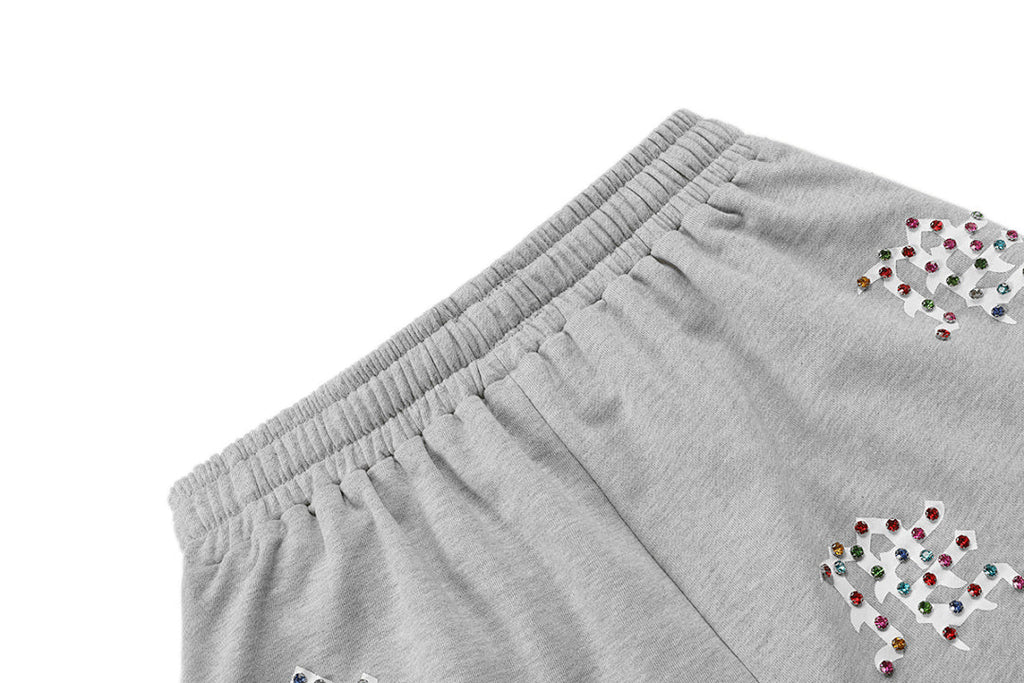 MIXED EMOTION Script Graphic Casual Shorts