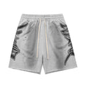 MIXED EMOTION Wing Detail Casual Shorts