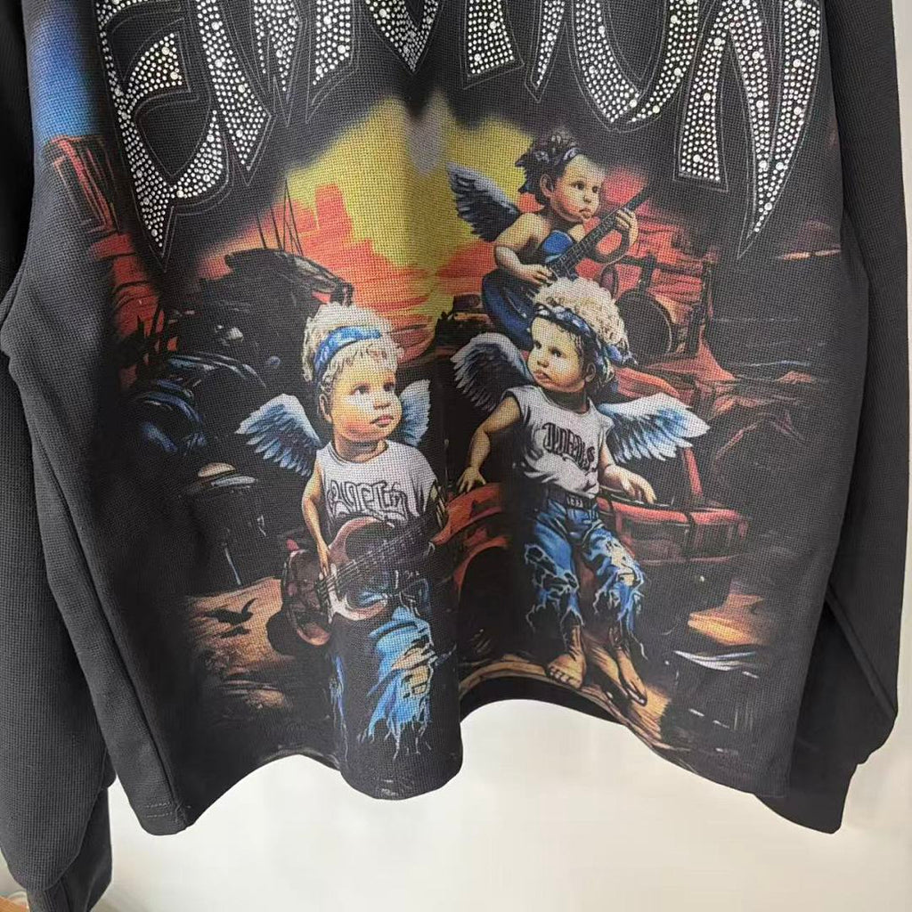 MIXED EMOTION Retro Character Graphic Crewneck