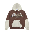 DUAA Rhinestone Logo Zip Hoodie
