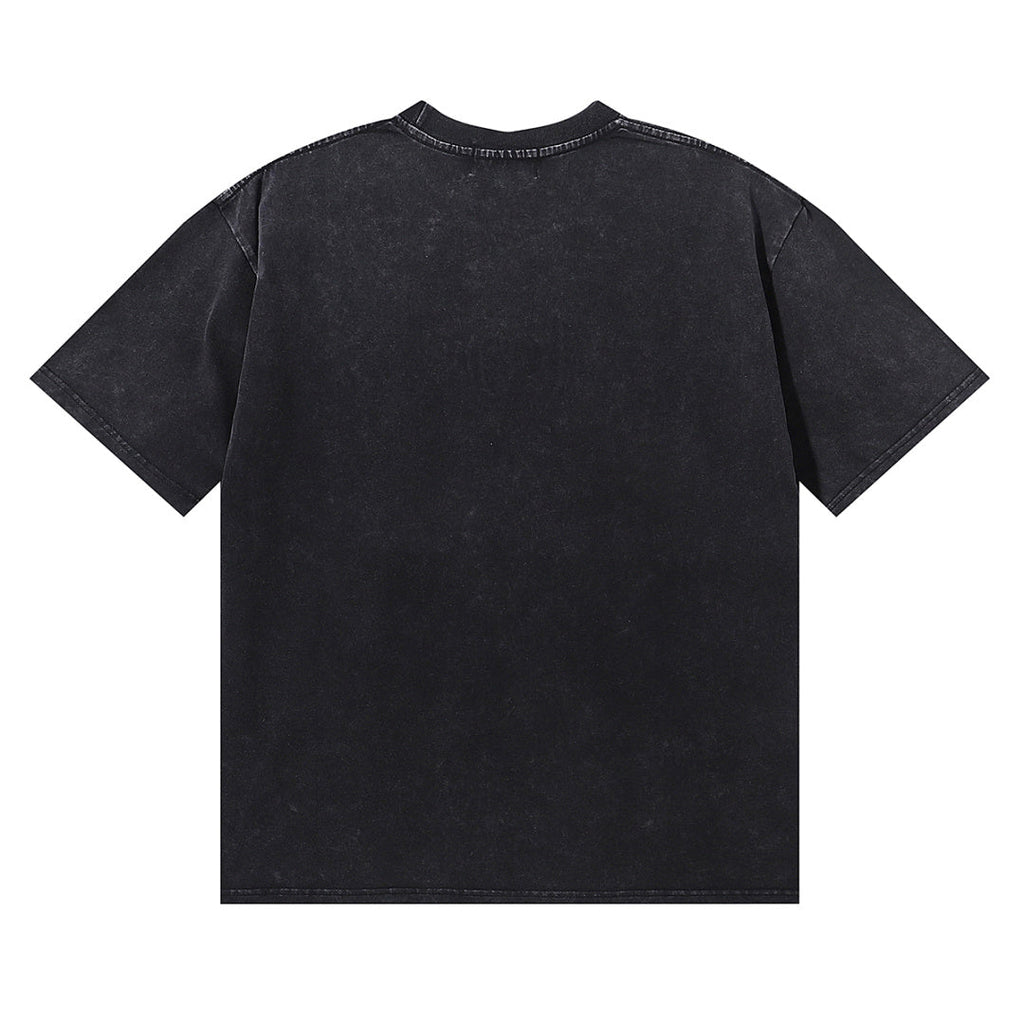 Majestik “City Graffiti” Skyline Vintage Tee（Black）