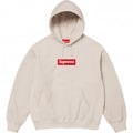 Supreme Box Logo Pullover Hoodie — Cream