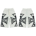 Iron Cross Graphic Sweatshorts - Grey