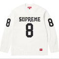 Supreme Number 8 Hockey Jersey – White