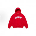 Supreme Arc Logo Zip Up Hoodie – Red