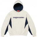 Supreme Contrast Panel Logo Hoodie – Cream