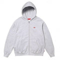 Supreme Classic Zip Up Hoodie – Heather Gray