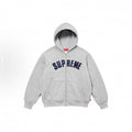 Supreme Arc Logo Zip-Up Hoodie — Gray