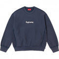 Supreme Small Logo Crewneck – Navy