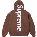 Supreme Vertical Logo Pullover Hoodie — Brown
