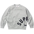 Supreme Big Arc Crewneck – Heather Grey
