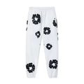 Denim Tears Cotton Wreath Sweatpants - White/Black