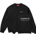 Supreme Back Logo Crewneck – Black