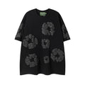 Denim Tears Cotton Wreath T-Shirt - Black/Dark Grey
