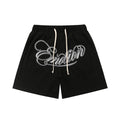 MIXED EMOTION Script Graphic Casual Shorts